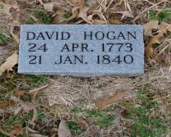 The oldest burial in the cemetery was of David Hogan died in 1840 who was an early settler of the community, unfortunately, his grave is unmarked.